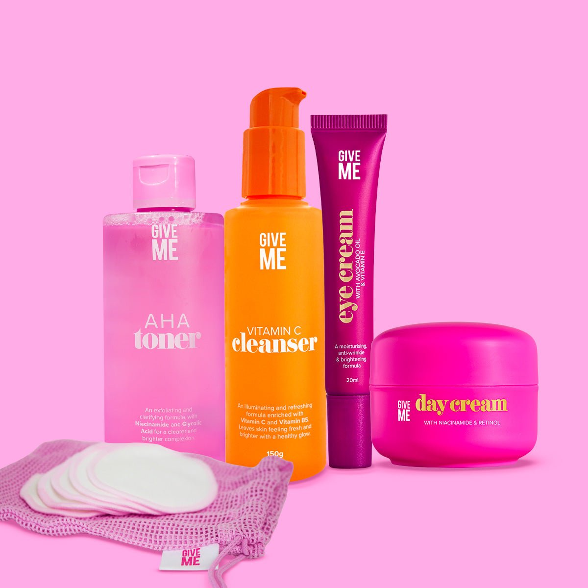 Exfoliate & Hydrate Skincare Bundle (Worth £47)
