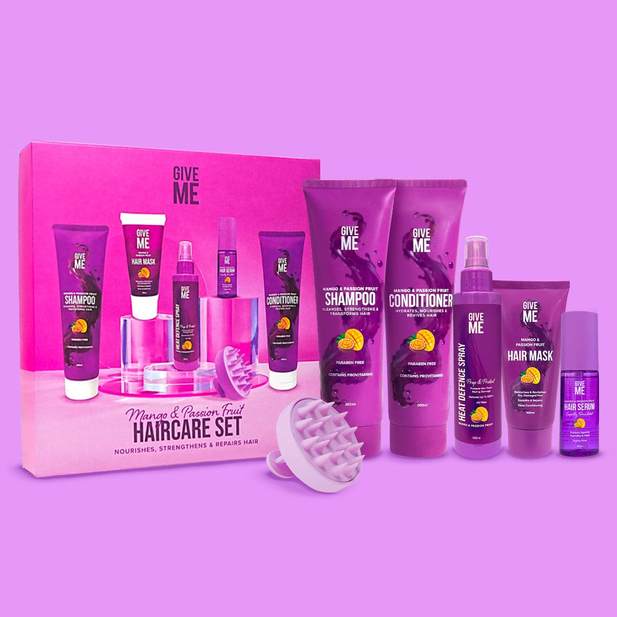 Mango & Passion Fruit Full Haircare Set (Worth £53.98)