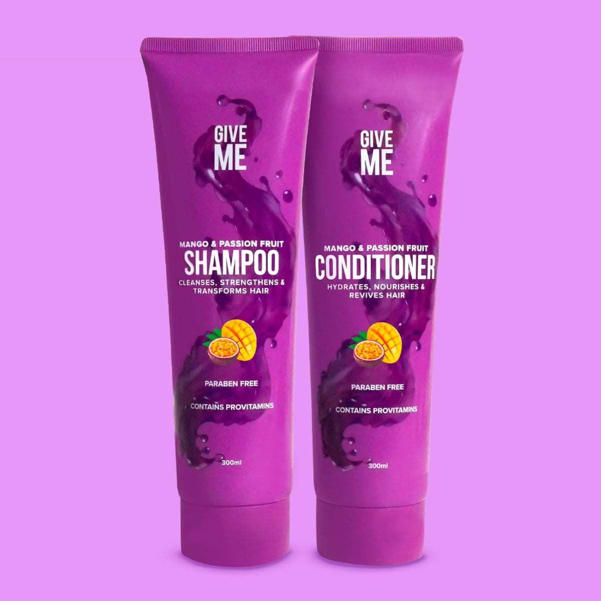 Nourishing Shampoo & Conditioner Bundle - Mango & Passion Fruit (Worth £13.98)