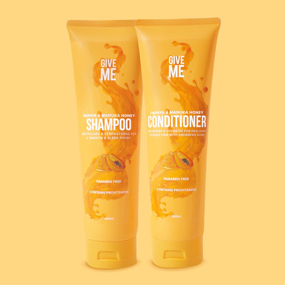 Papaya & Manuka Honey Shampoo and Conditioner Bundle (Worth £13.98)