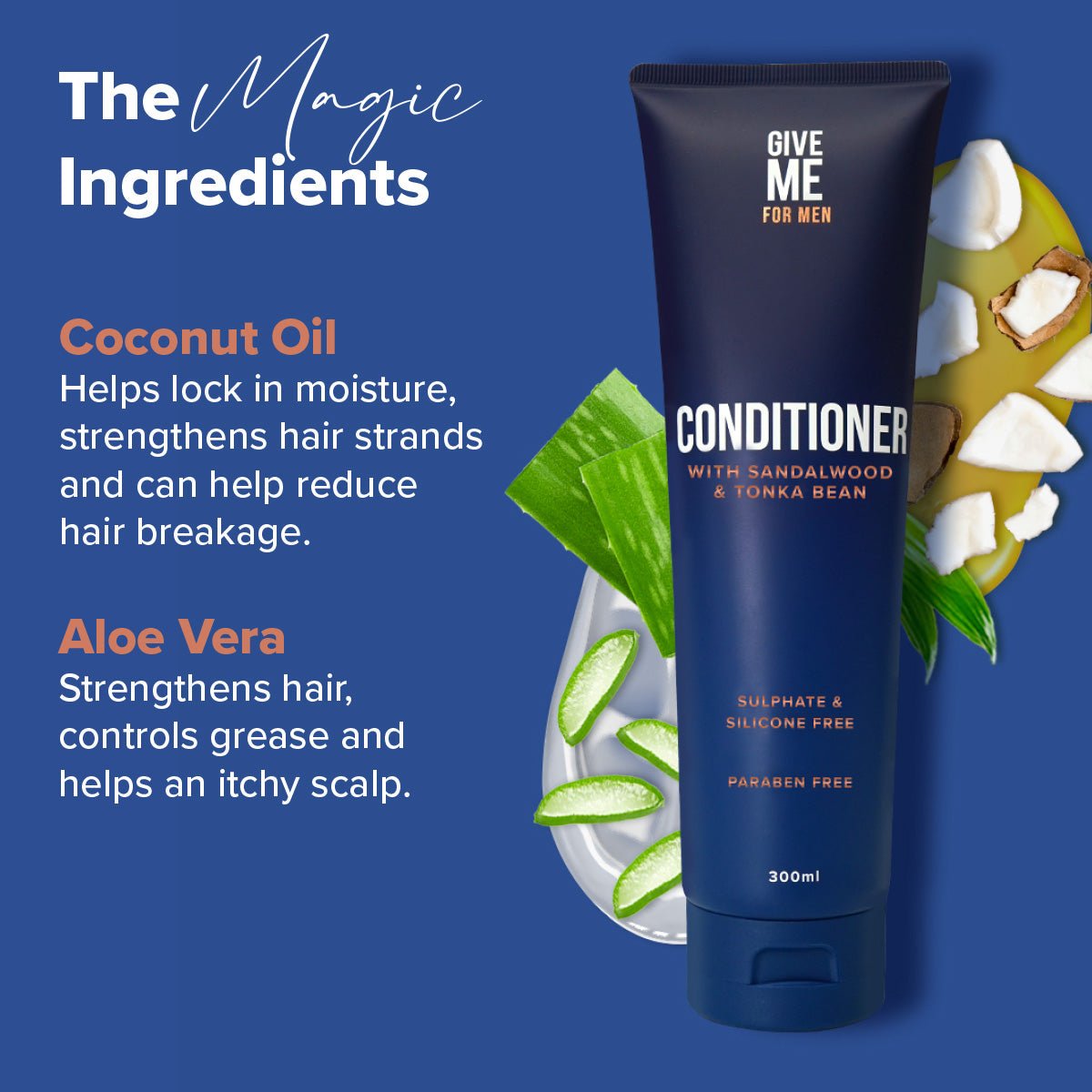 Sandalwood & Tonka Bean - Conditioner For Men 3 Sandalwood & Tonka Bean - Conditioner For Men