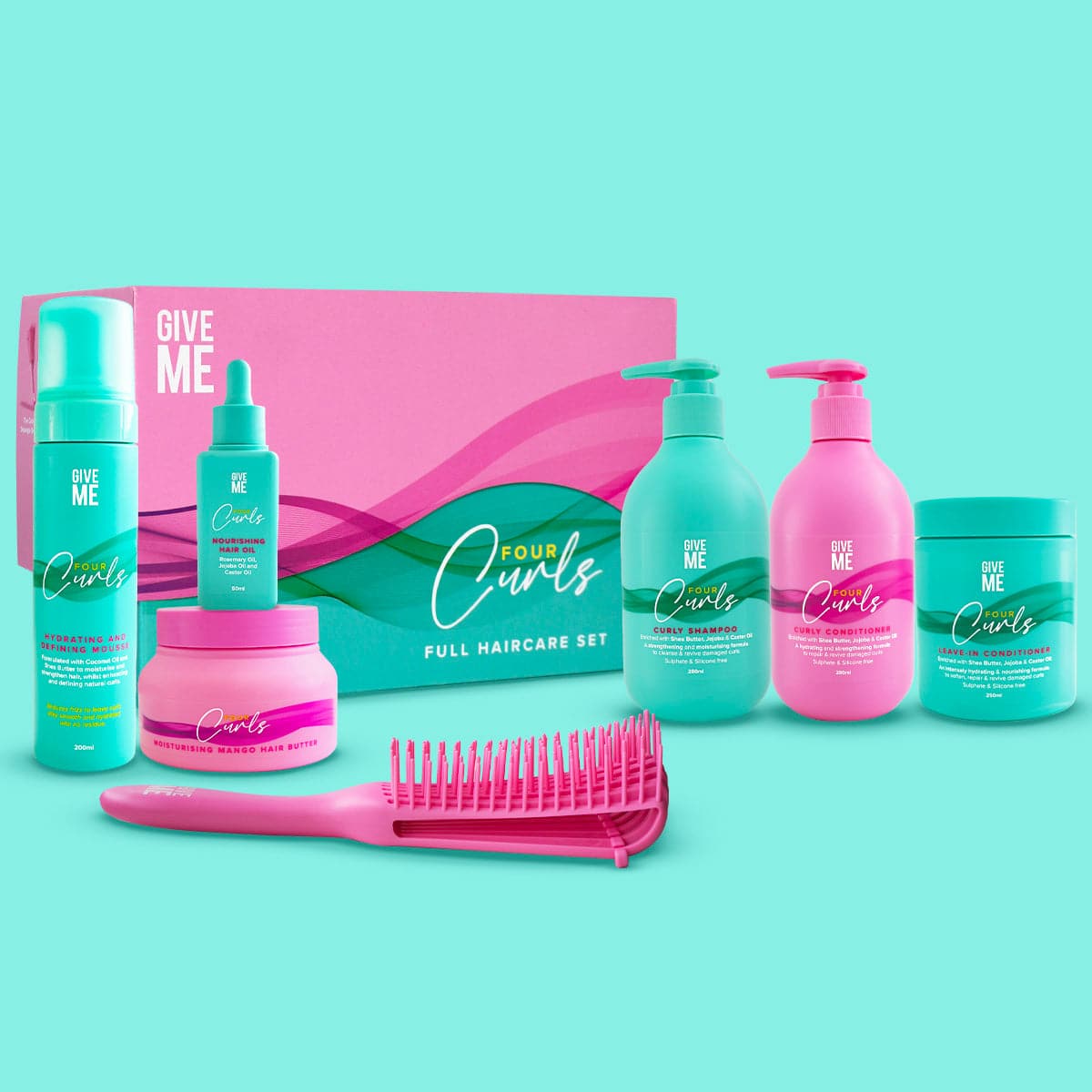 Four Curls Full Haircare Set (Worth £68.98)