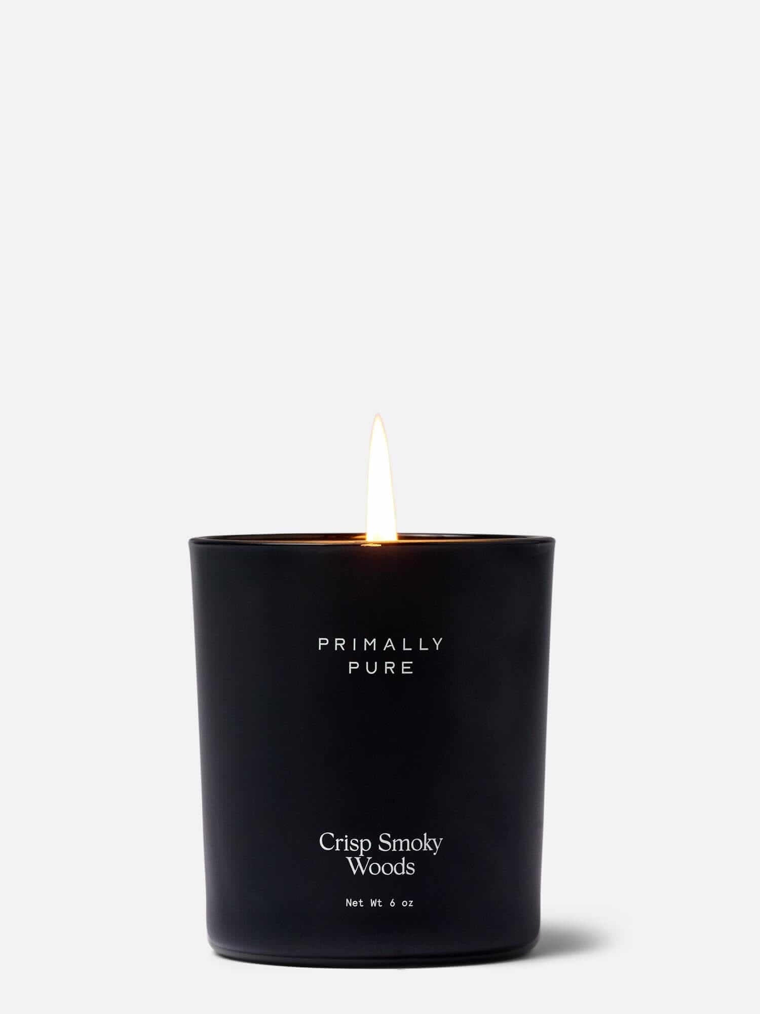 Crisp Smoky Woods Candle